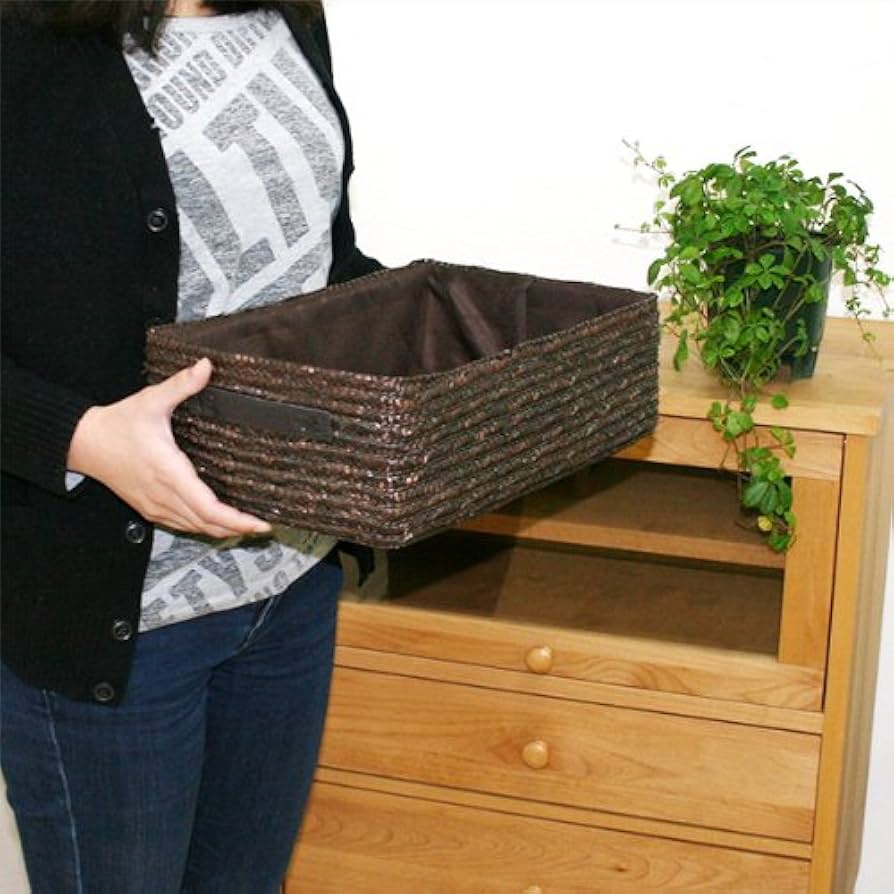 Amazon.co.jp: ストロー製収納バスケット/ベルトタイプ/(浅型タイプ Amazon.co.jp: ストロー製収納バスケット/ベルトタイプ/(浅型タイプ